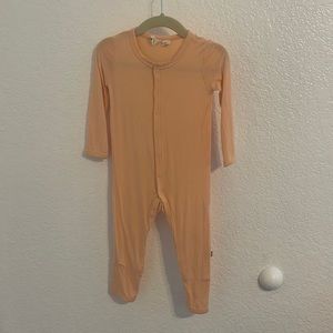 Kyte Baby Snap Romper 12-18 months in Papaya